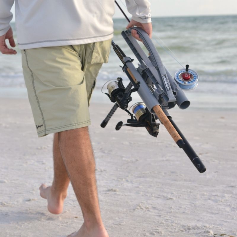 ROD RUNNER FISHING ROD CARRIER SYSTEM Australia THE EASIEST and Best Way to  Store and Carry your Fishing rods from Home to the Beach, River, Boat  Docks, Fishing Spots and from Ute